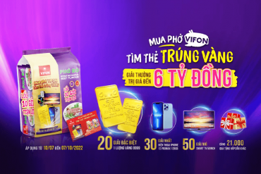 MUA PHỞ VIFON - TÌM THẺ TRÚNG VÀNG