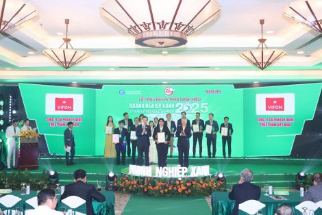 VIFON VINH DỰ NHẬN DANH HIỆU "DOANH NGHIỆP XANH TP.HCM NĂM 2025"