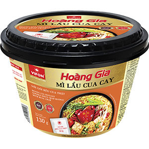 Hoang Gia Instant Noodle Spicy Crab Hot Pot With Real Crab 130gr