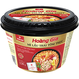 Hoang Gia Instant Noodle Thai Hotpot With Real Pork 130g