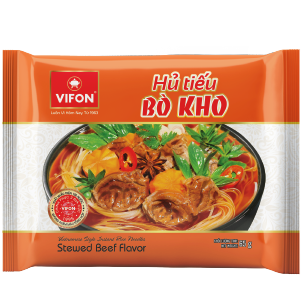 Vietnamese Style Instant Rice Noodles Beef Flavour 65g