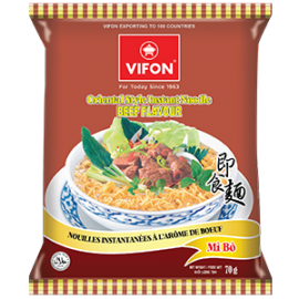 Oriental Style Instant Noodles Beef Flavour 70g