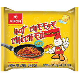 Asian Style Hot Cheese Chicken Flavor Instant Noodles 115g