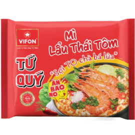 Tứ Quý Mì Lẩu Thái Tôm 72Gr