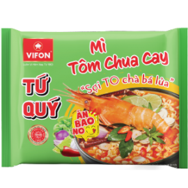 Tứ Quý Mì Tôm Chua Cay 72Gr