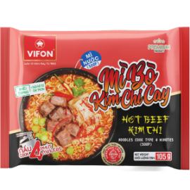 Mì Bò Kim Chi Cay Gói 105g