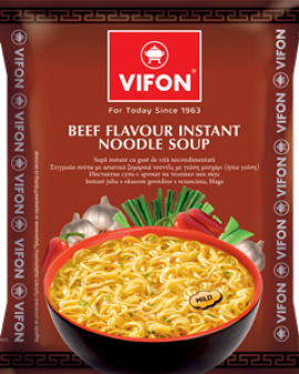 VIFON Beef Flavour Instant Noodles Soup 60gr x 24 bags